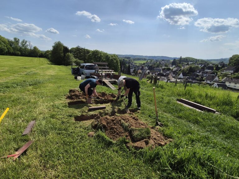 Vorbereitung des Aufstellortes